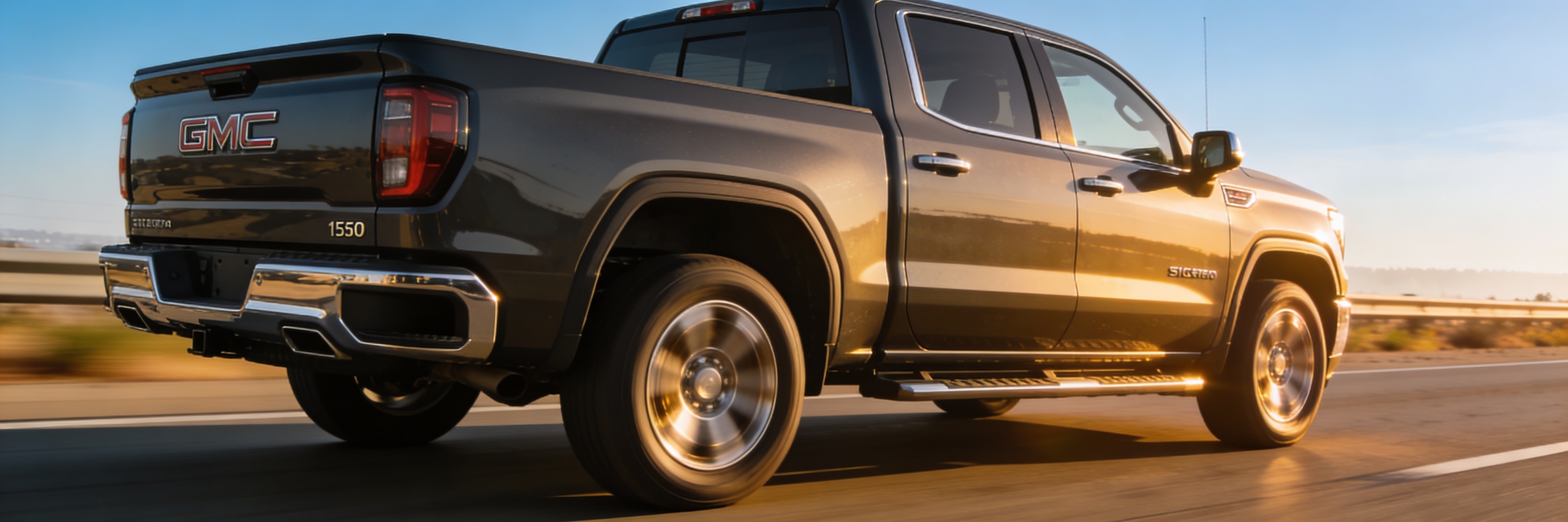 GMC Sierra 1500 driving
