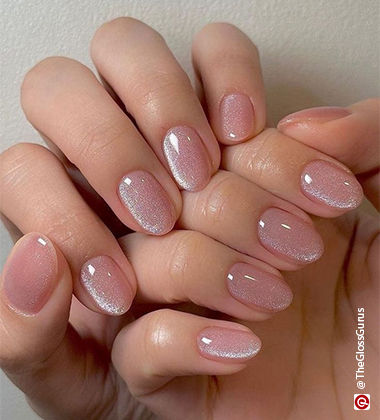 pink nail designs - pink galaxy nails