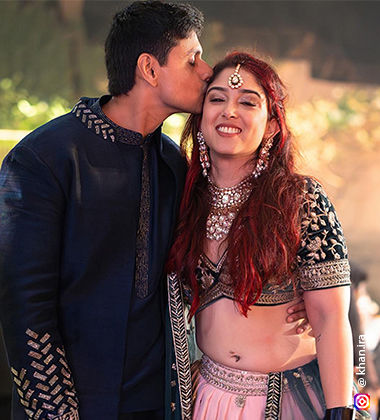 Ira Khan and Nupur Shikhare | bridal engagement look