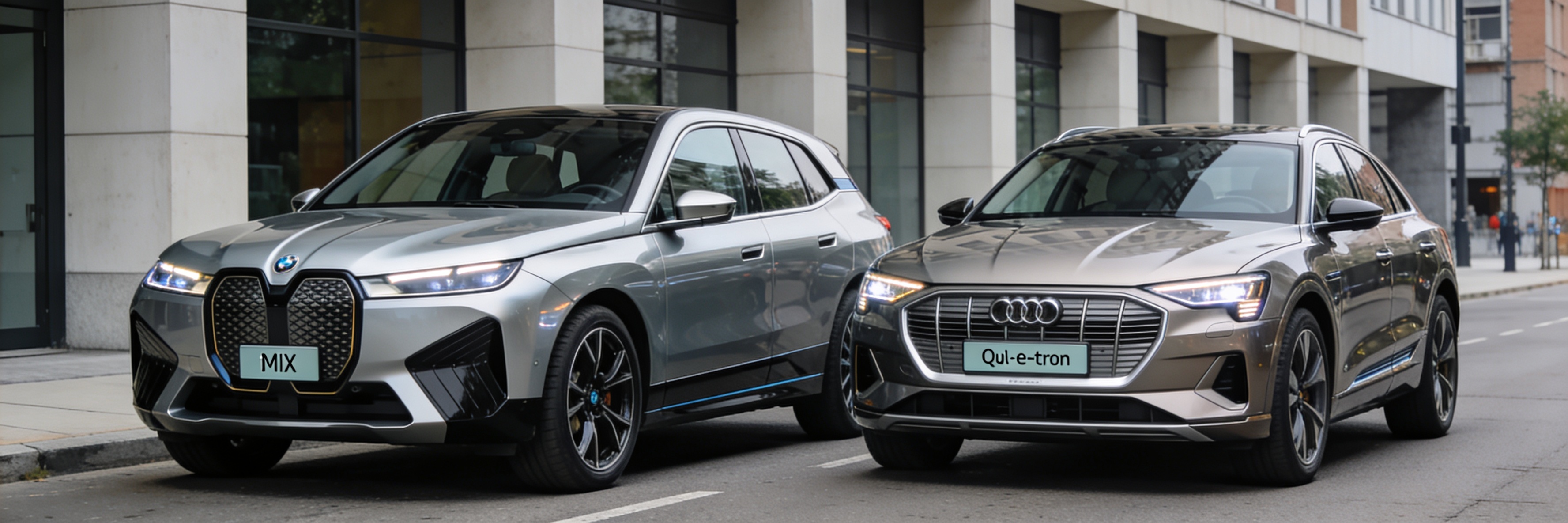 BMW iX vs Audi Q8 e-tron