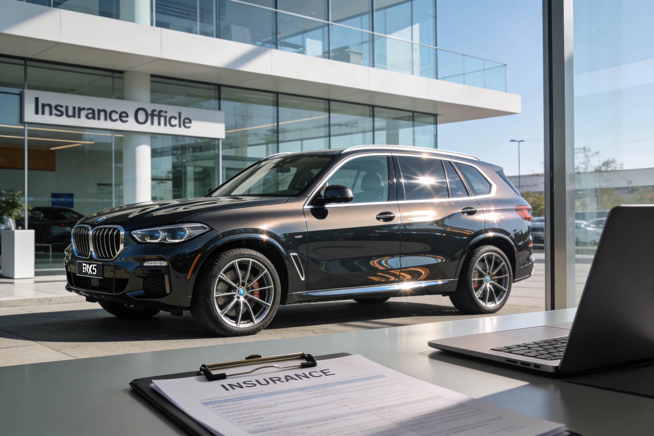 BMW X5 insurance scene