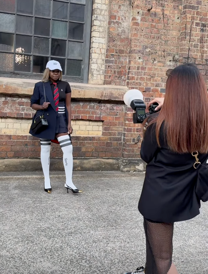 Suzan Mutesi at Australian Fashion Week