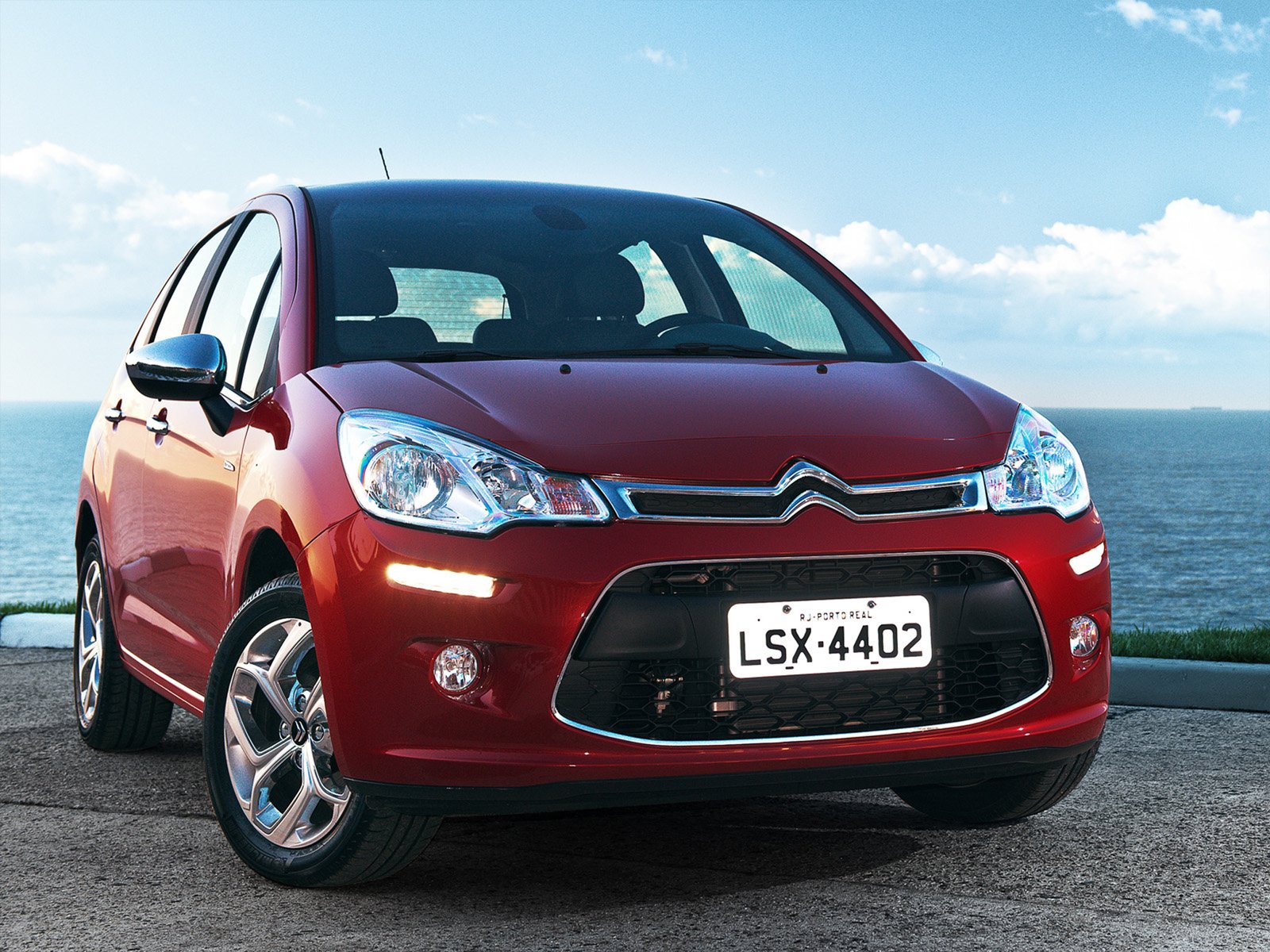 citroen c3 2013 vermelho frente citroen c3 2013 vermelho frente