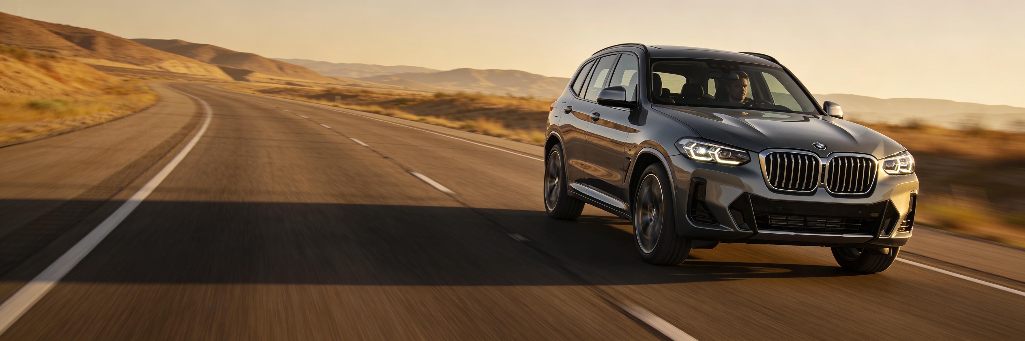 BMW X3 driving