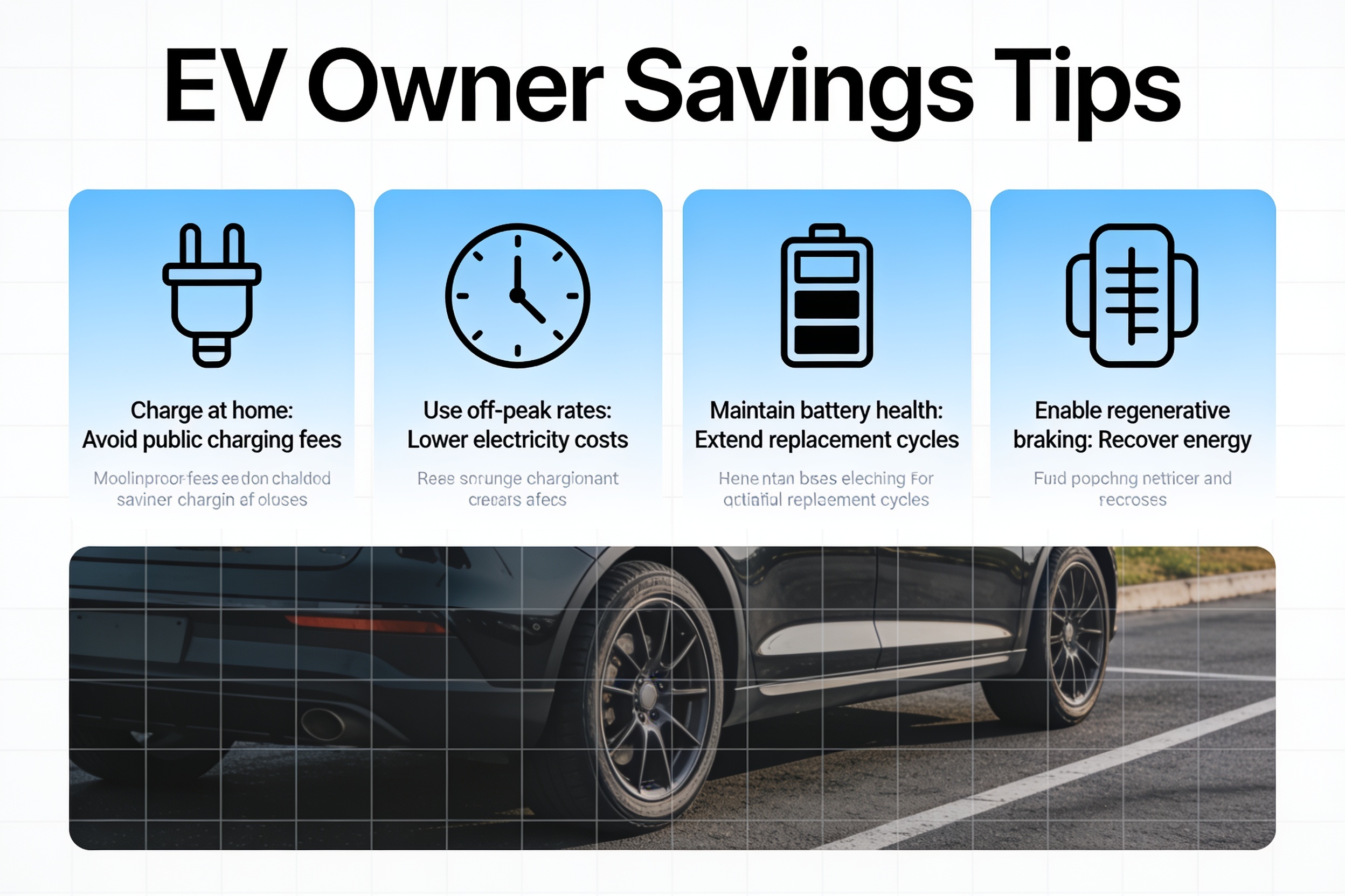 Savings tips infographic