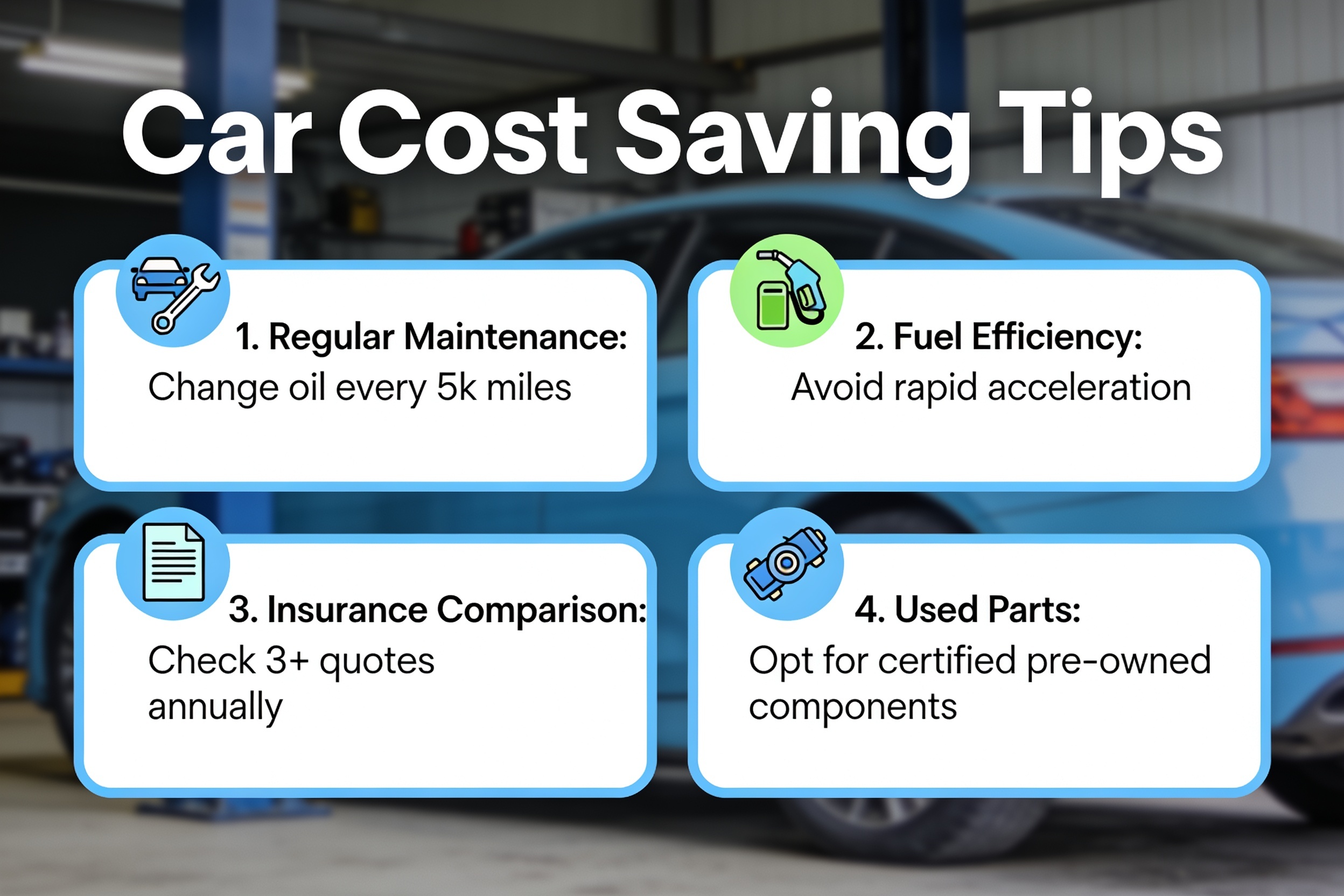 Money-saving tips for car ownership