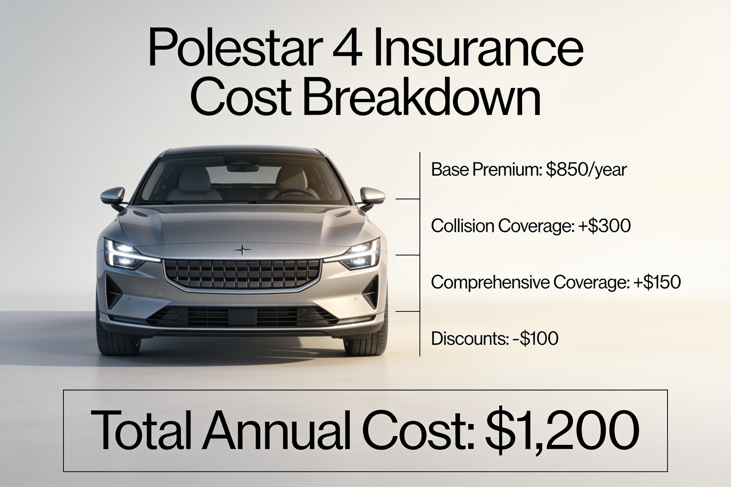 Insurance cost illustration for Polestar 4