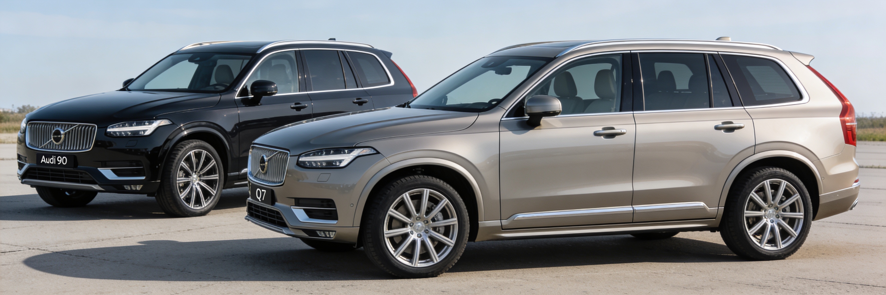 Volvo XC90 versus Audi Q7