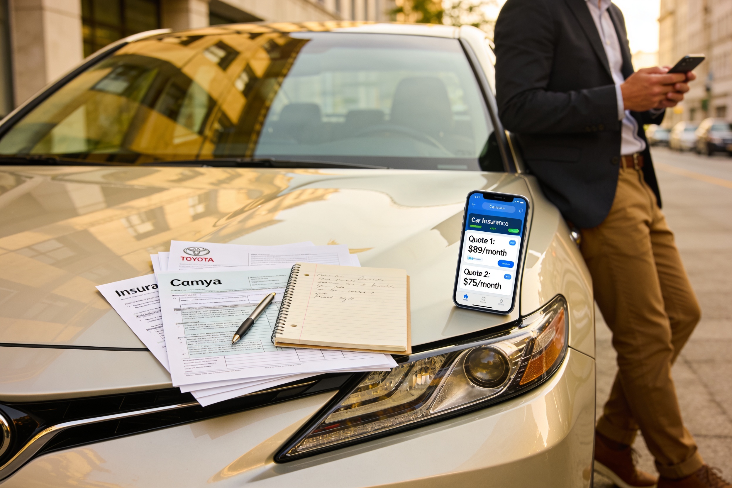 Camry insurance comparison