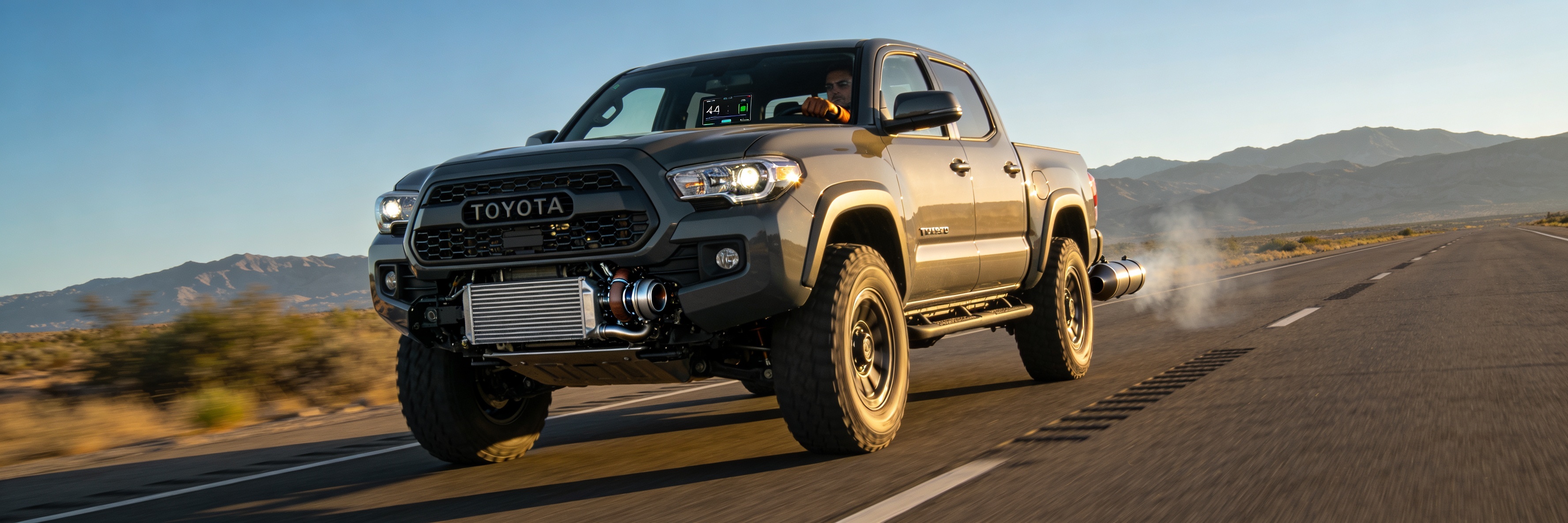 Toyota Tundra driving