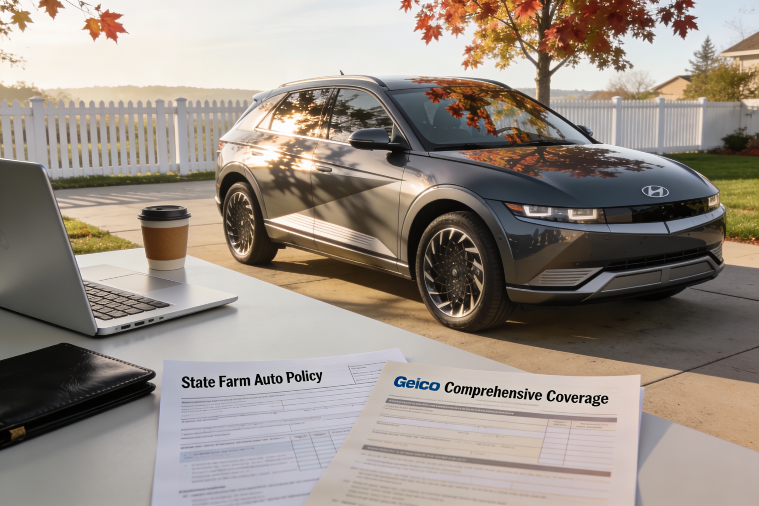 Ioniq 5 insurance scene