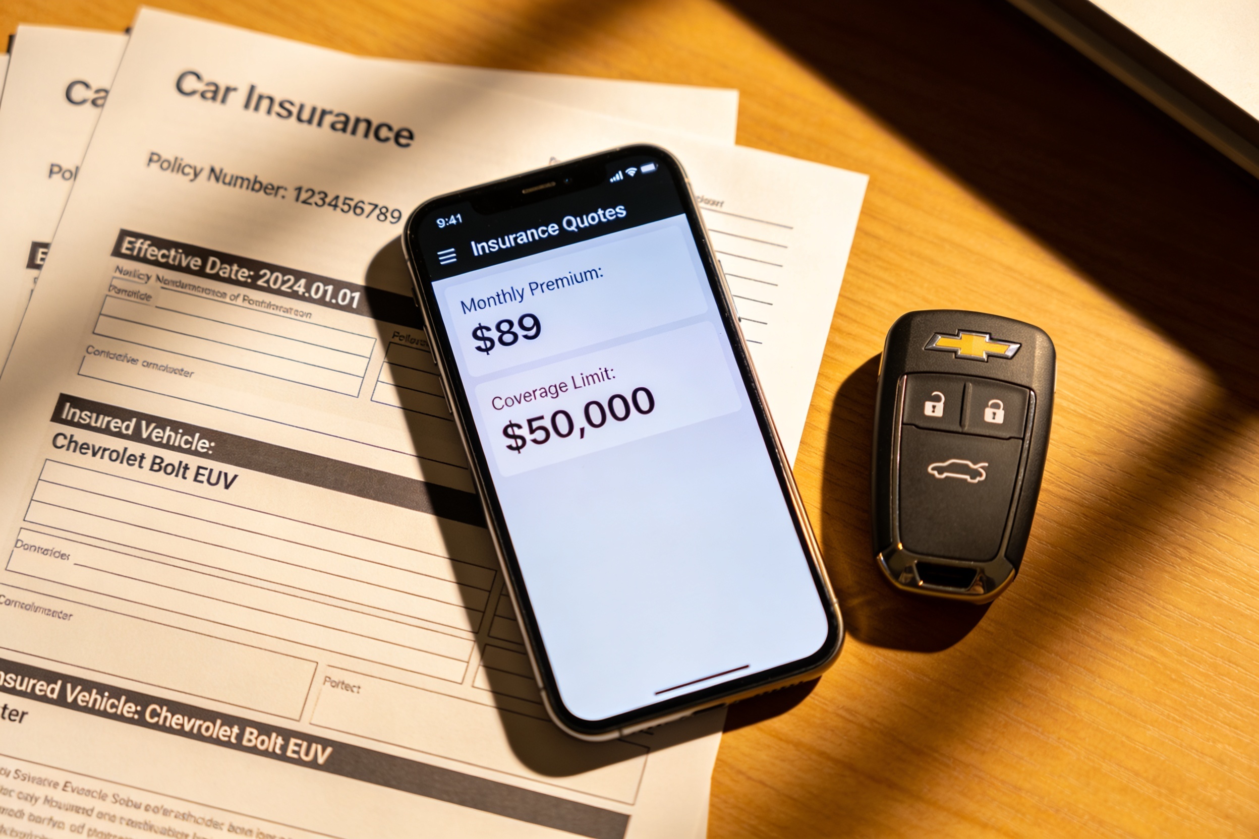 car insurance quote scene