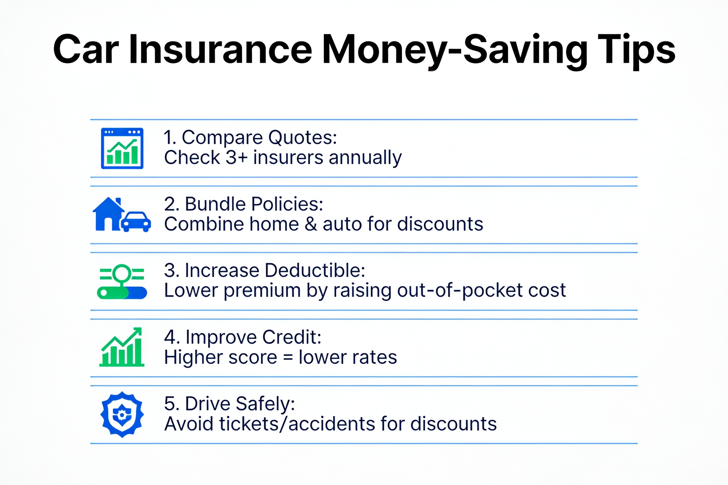 Money Saving Tips