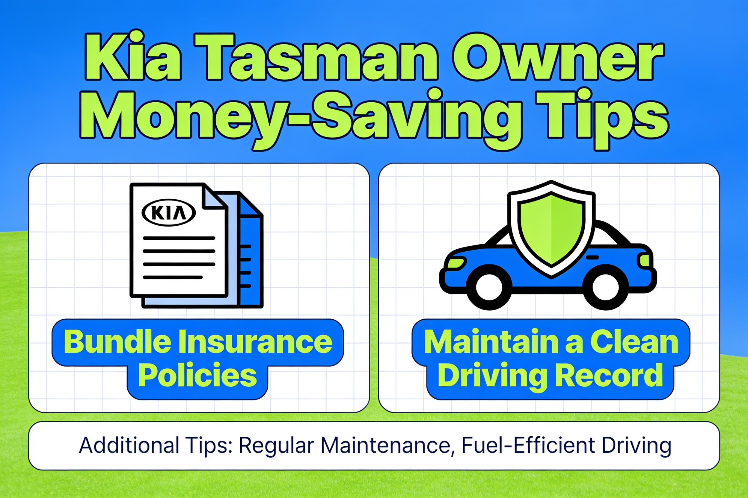 Saving money tips for Kia Tasman