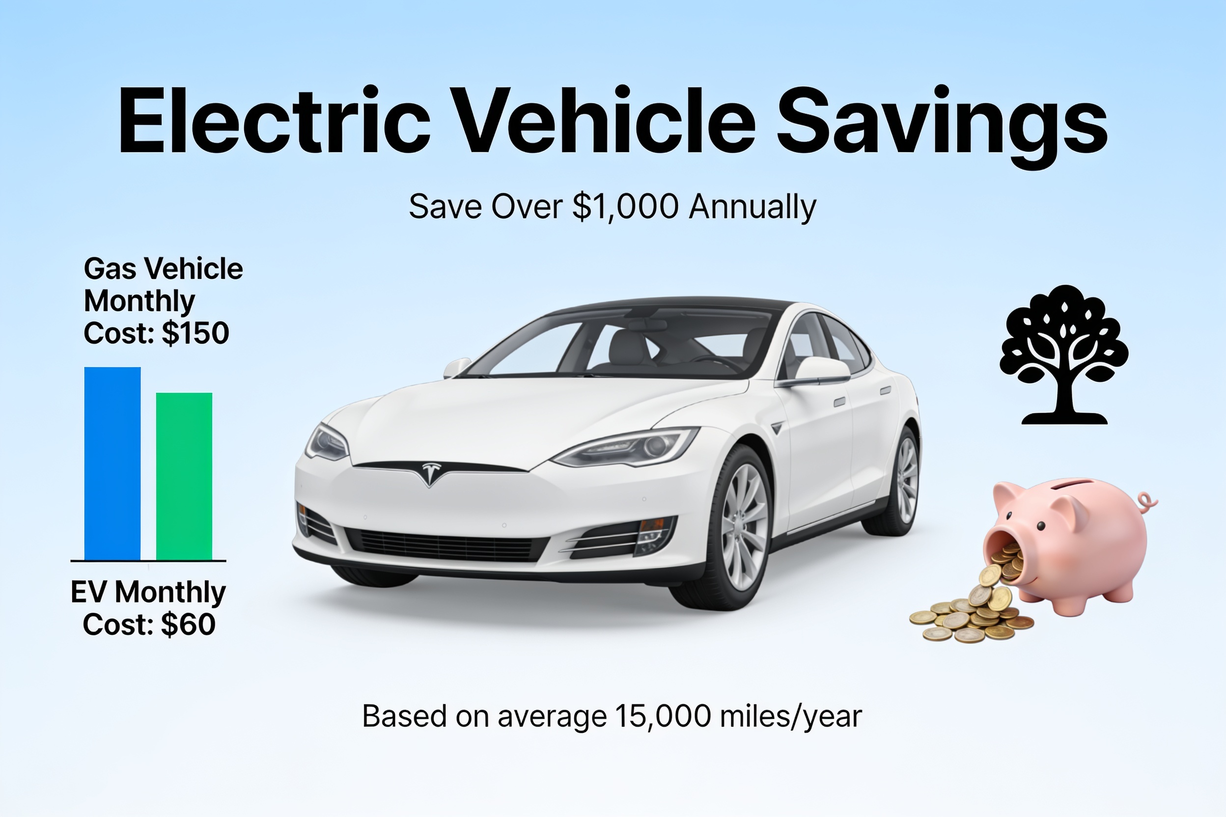 Savings on electric vehicles
