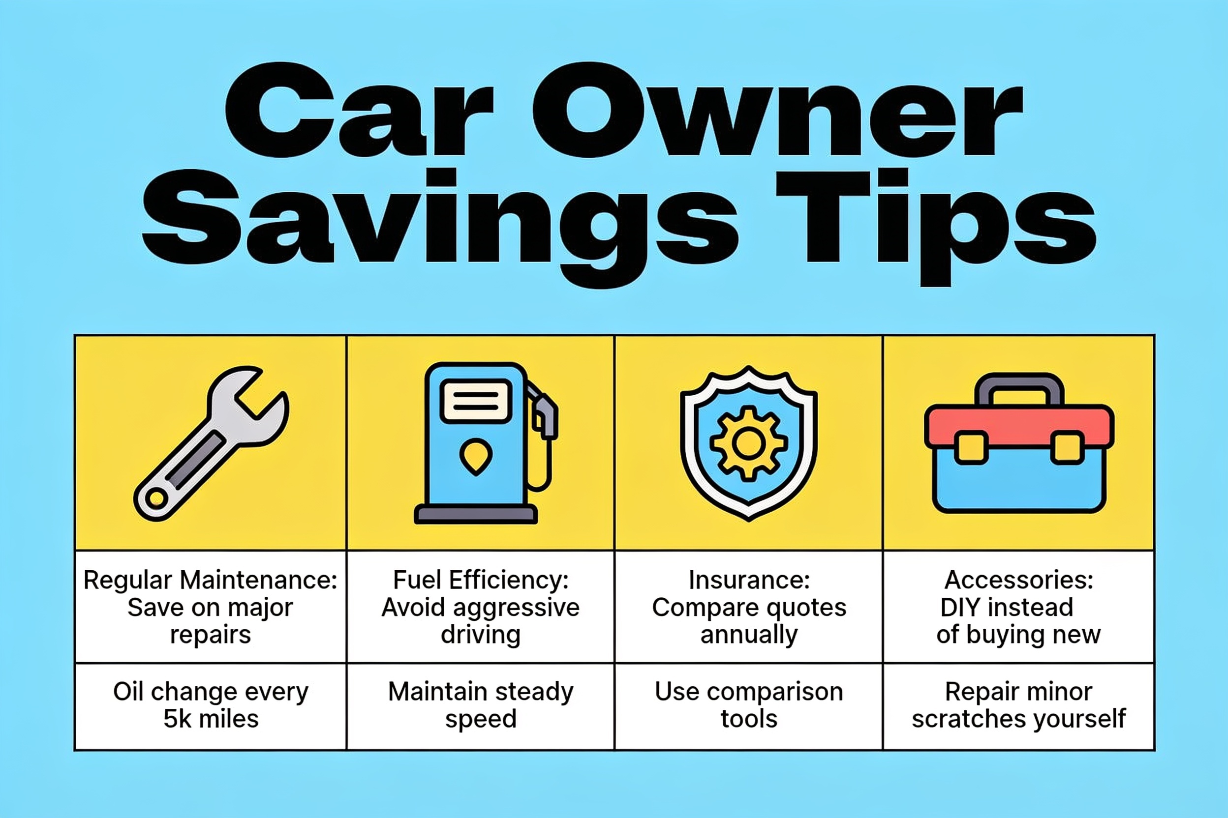 Savings tips for car owners
