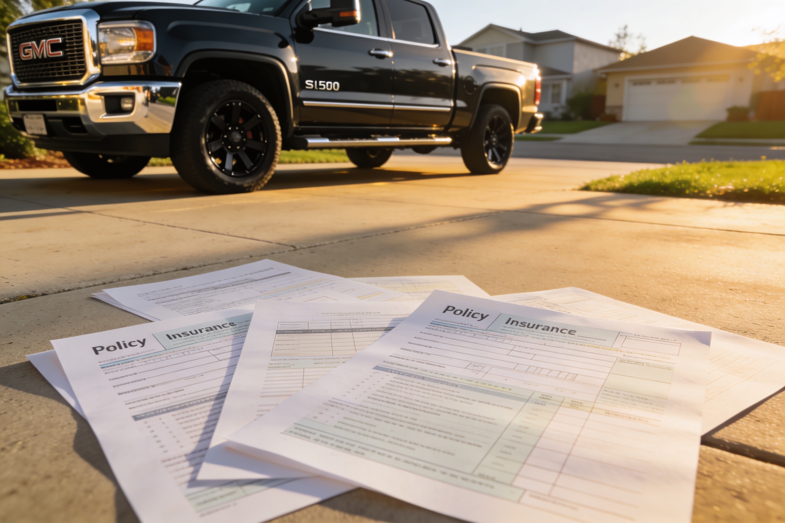 truck insurance paperwork